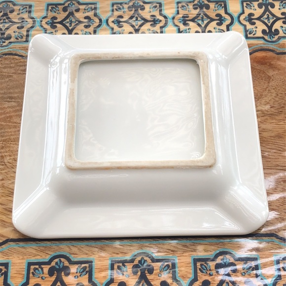 Vintage Floral Midcentury Ceramic Ashtray Handpainted Trinket Dish Cottagecore - Picture 3 of 6